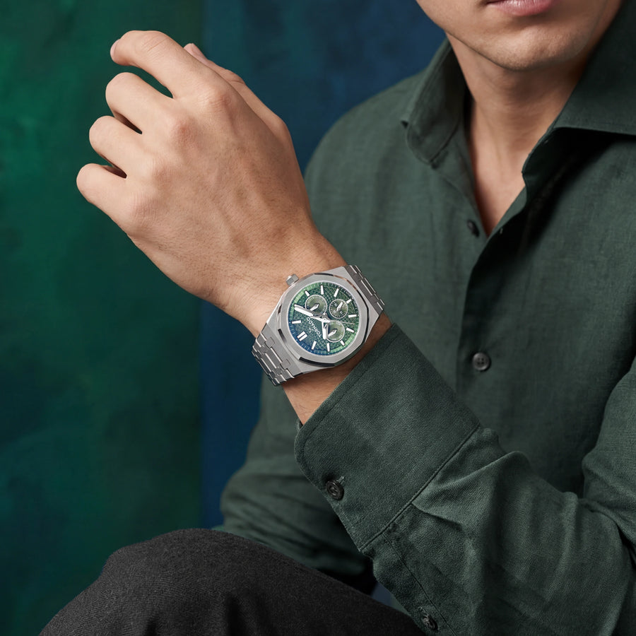 AURORA NOVA Multi Function Green Silver