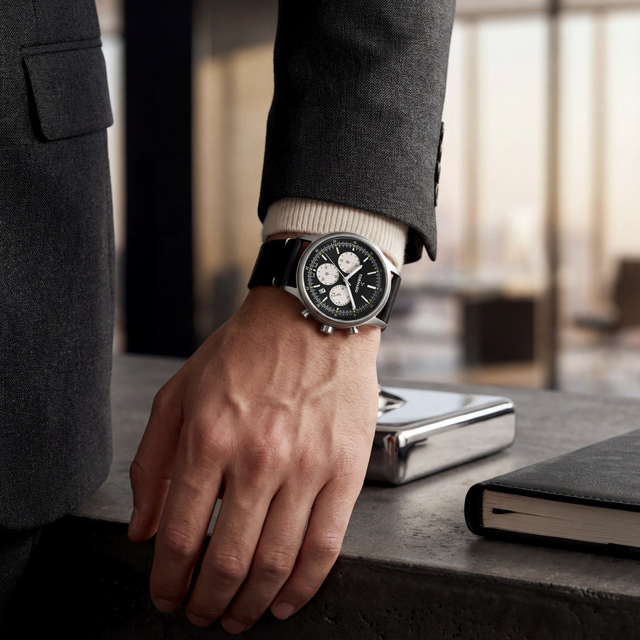 Classic Multi Function Black Silver