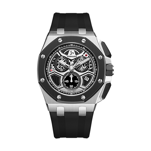 LUMINA CHRONOSPHERE Chronograph Silver Black