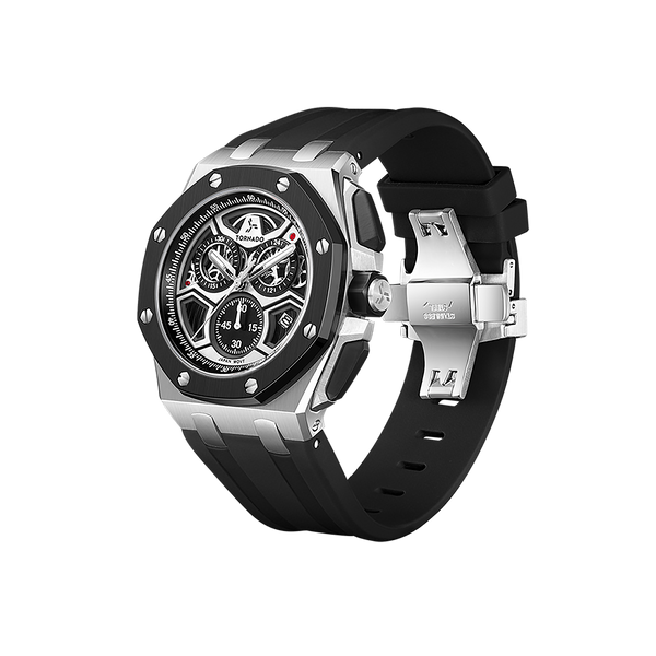 LUMINA CHRONOSPHERE Chronograph Silver Black
