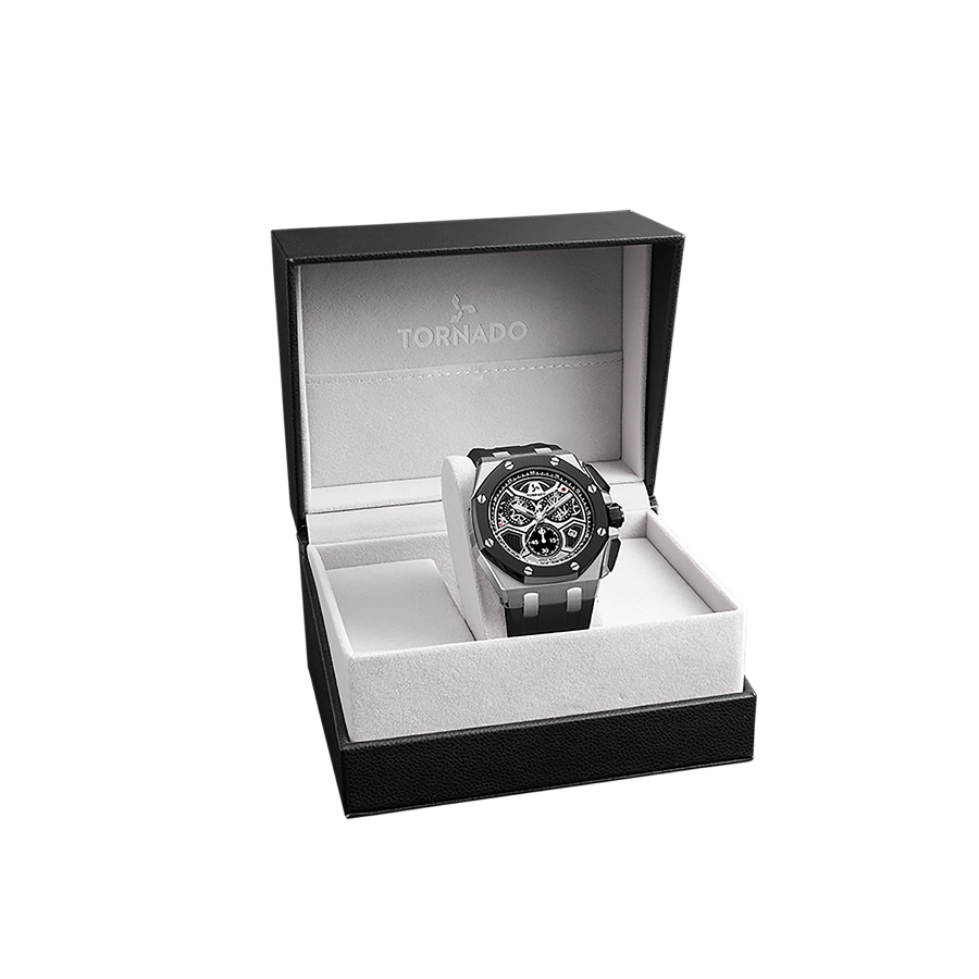 LUMINA CHRONOSPHERE Chronograph Silver Black