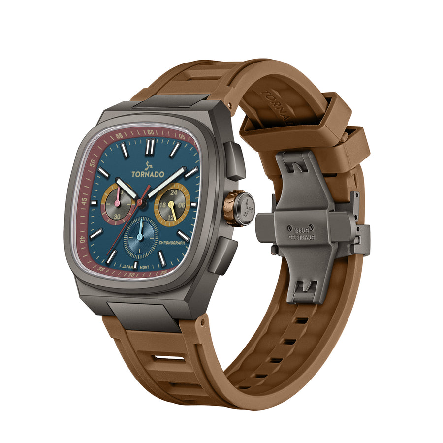 Shop Aristocrate brown watch for men