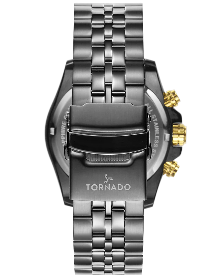 Black With Gold + Gun Metal