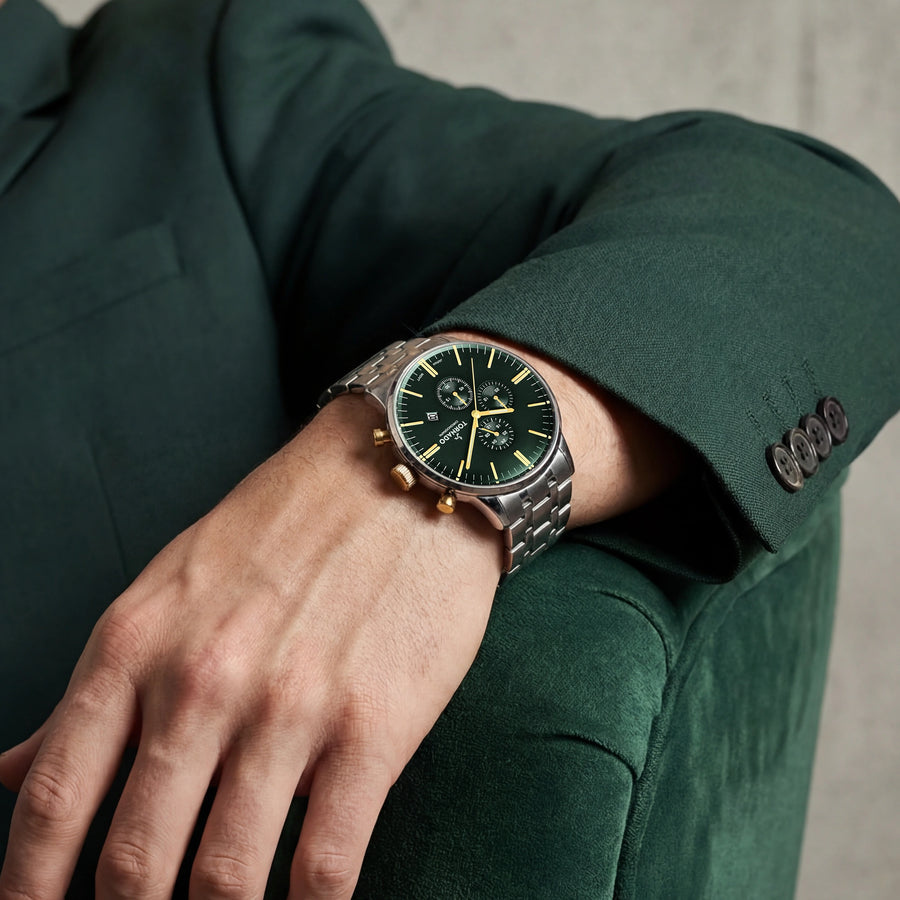 CELESTIA ELITE Chronograph Silver Green