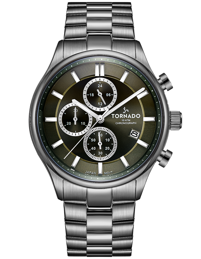 Military Green + Gun Metal