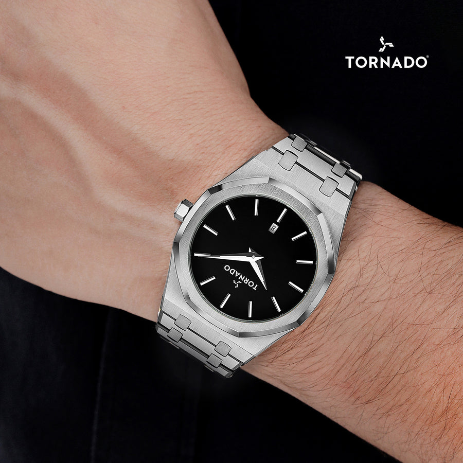 AURORA ECHO Analog Black Silver